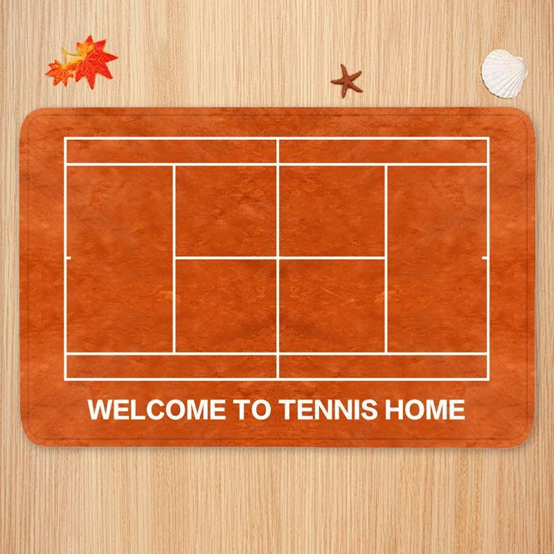 Badminton Zone - Tapis thème sportif, tapis de Tennis,