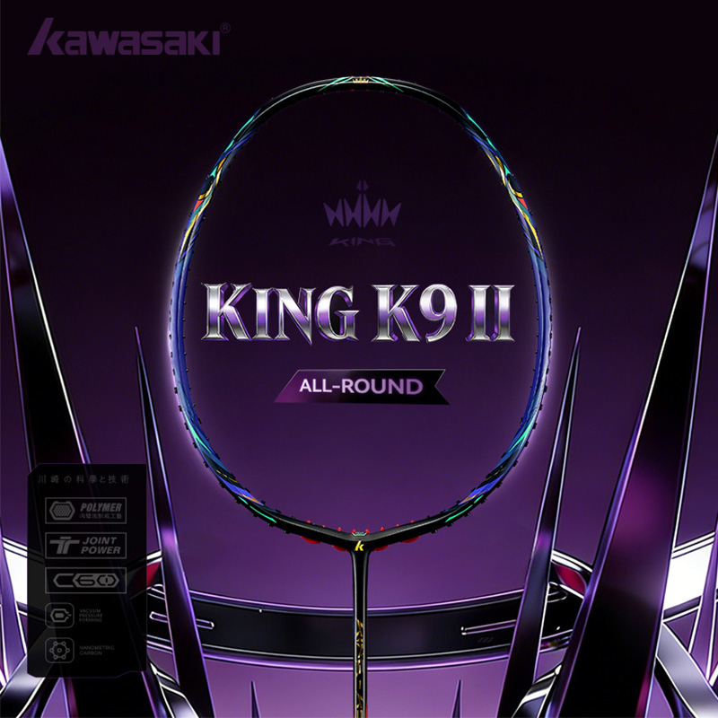 Badminton Yonex Nanoflare - Kawasaki KING K9 4U raquette de