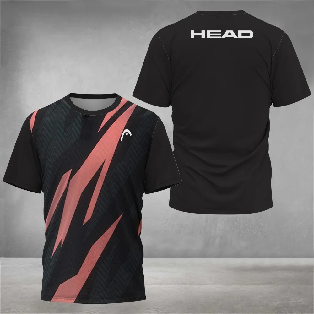 Badminton Png - T-shirt respirant pour homme, col rond,