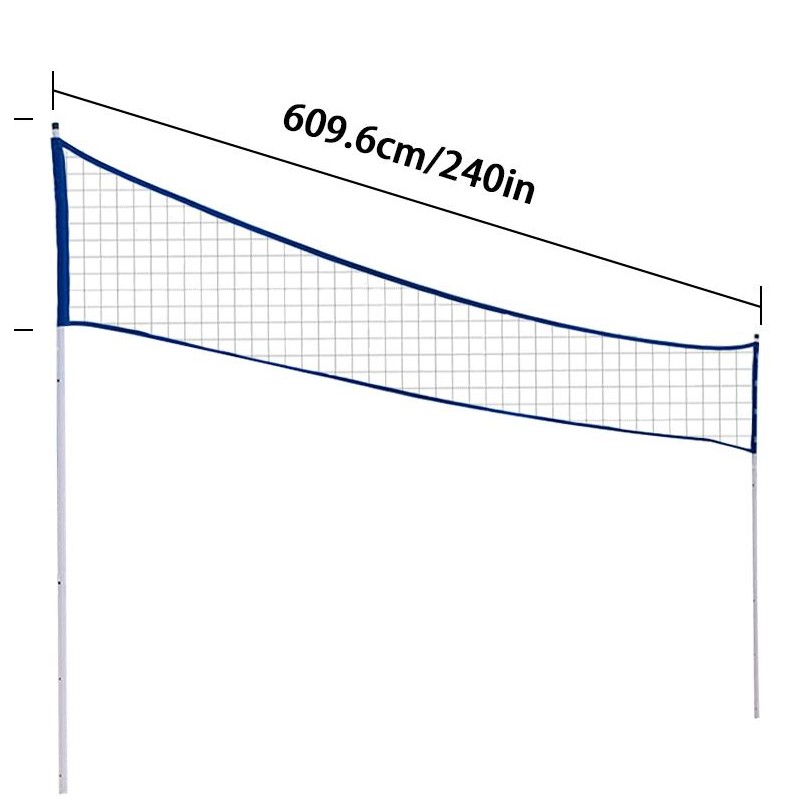 Badminton Ina - Filet de badminton portable, filet de