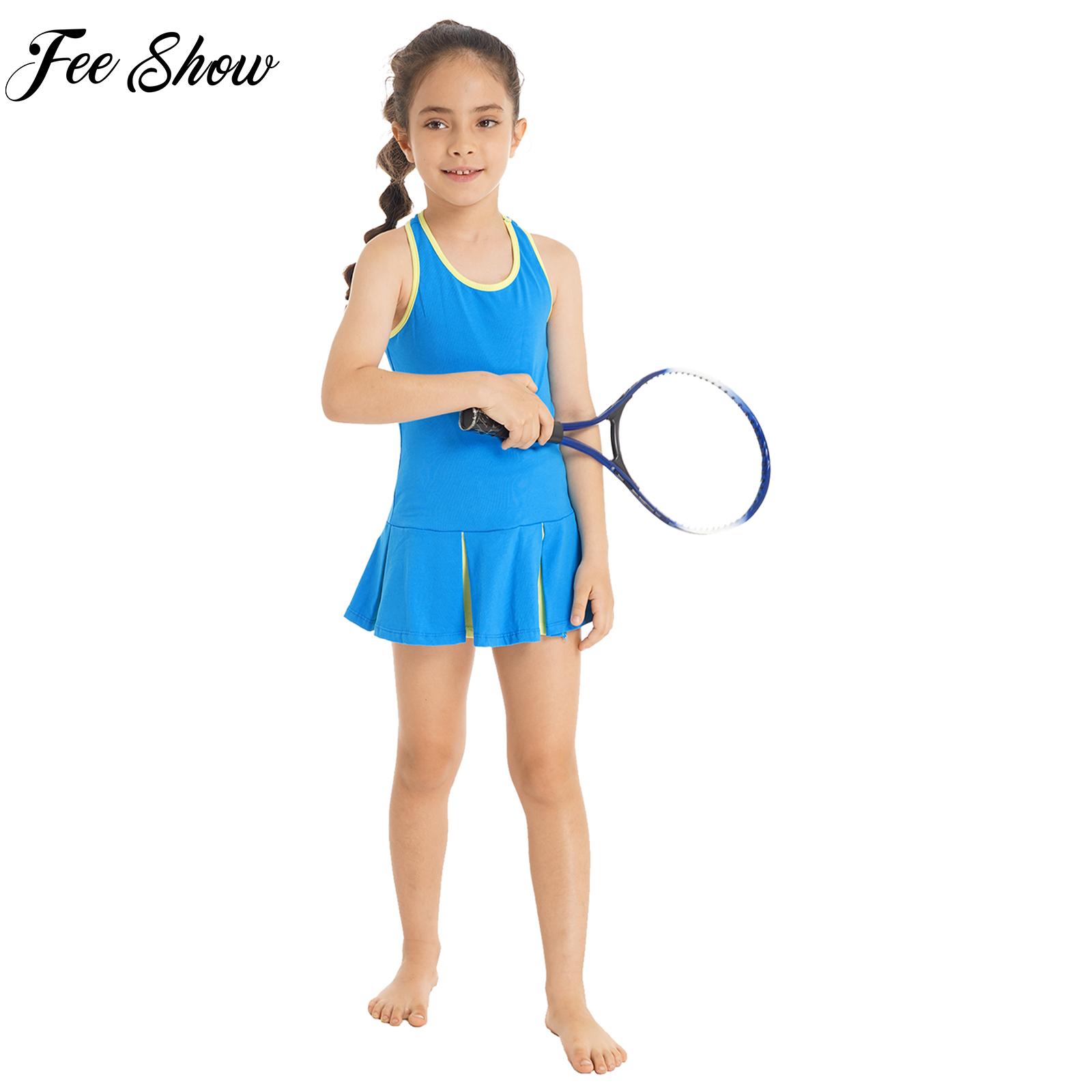 Badminton Fun - Robe de sport courte pour filles,