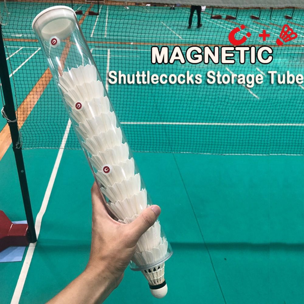 Badminton Youtube - Volants magnétiques, Tube de rangement, baril