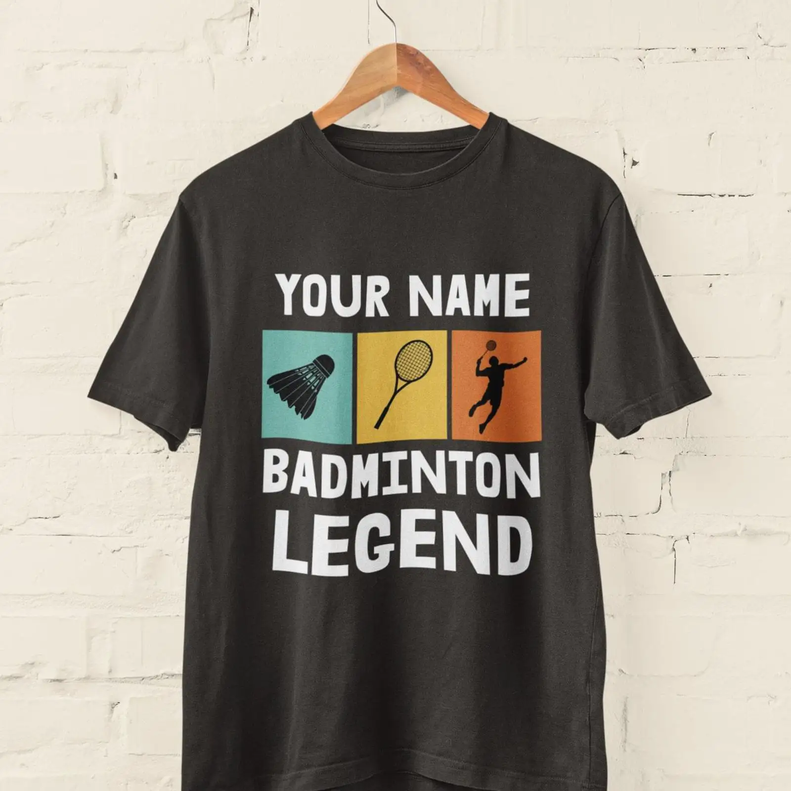 Badminton Legend - T-shirt personnalisé Légende du Badminton avec