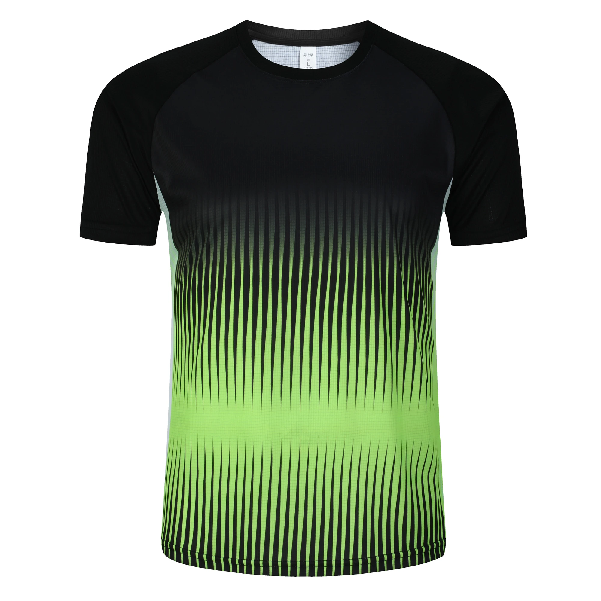 Badminton Png - T-shirt à rayures dégradées pour hommes,