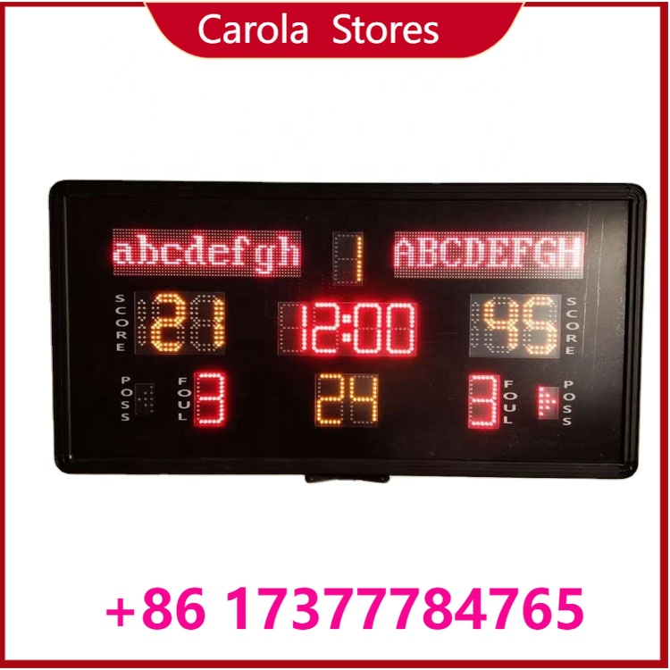 Scoreboard Digital - Tableau d'affichage LED multi-sports intérieur 1200×600