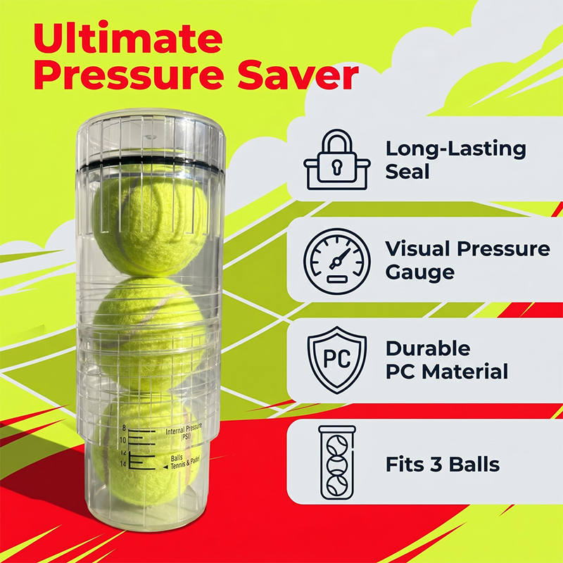 Badminton Yonex Nanoflare - Pressuriseur de balles de tennis transparent
