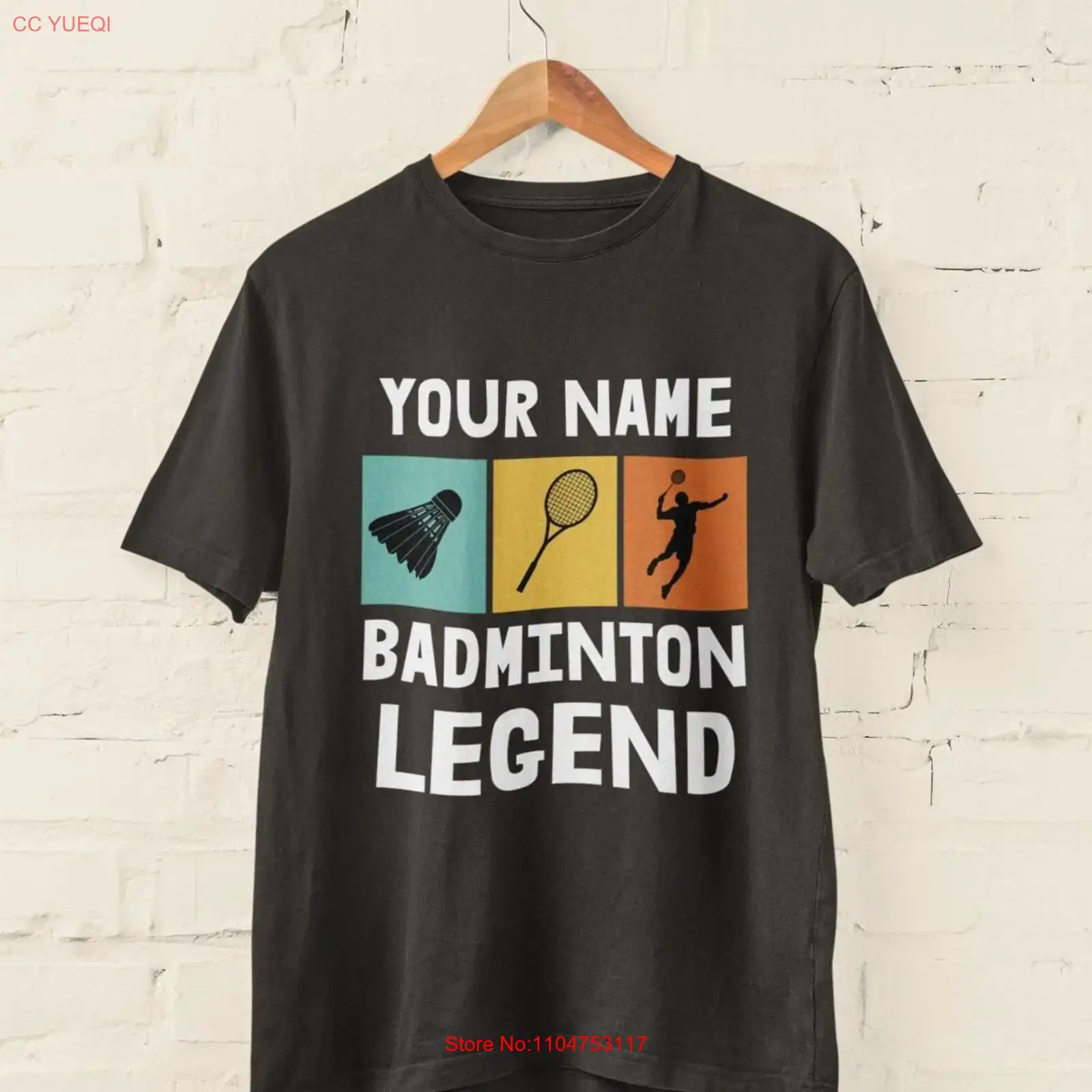T-shirt personnalisé Légende d - Badminton Legend avis et prix