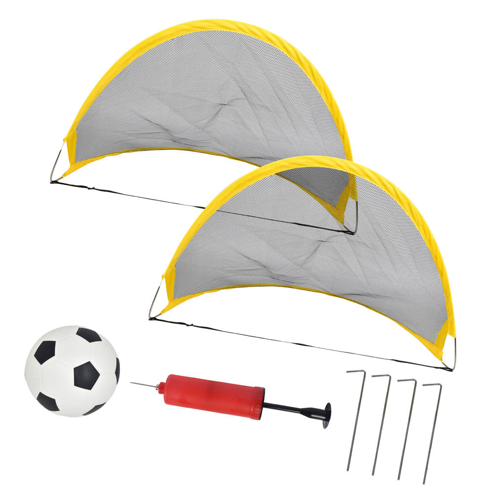 Lot de 2 buts de football pop- - Training Net Mini avis et prix