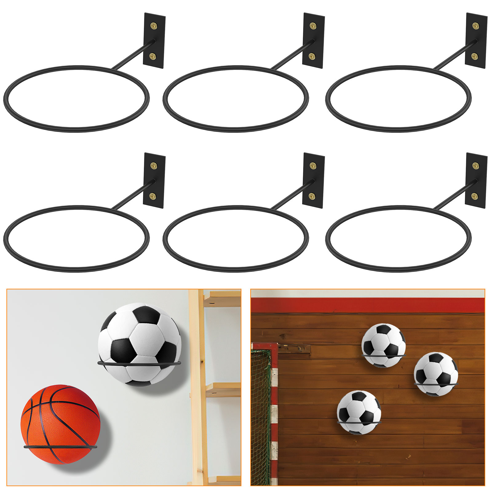Lot de 6 supports muraux pour  - Badminton Zone avis et prix